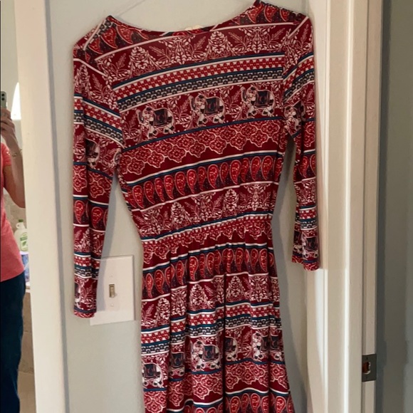 Ladies 3/4 Sleeve Cotton Dress with pockets - Picture 4 of 4